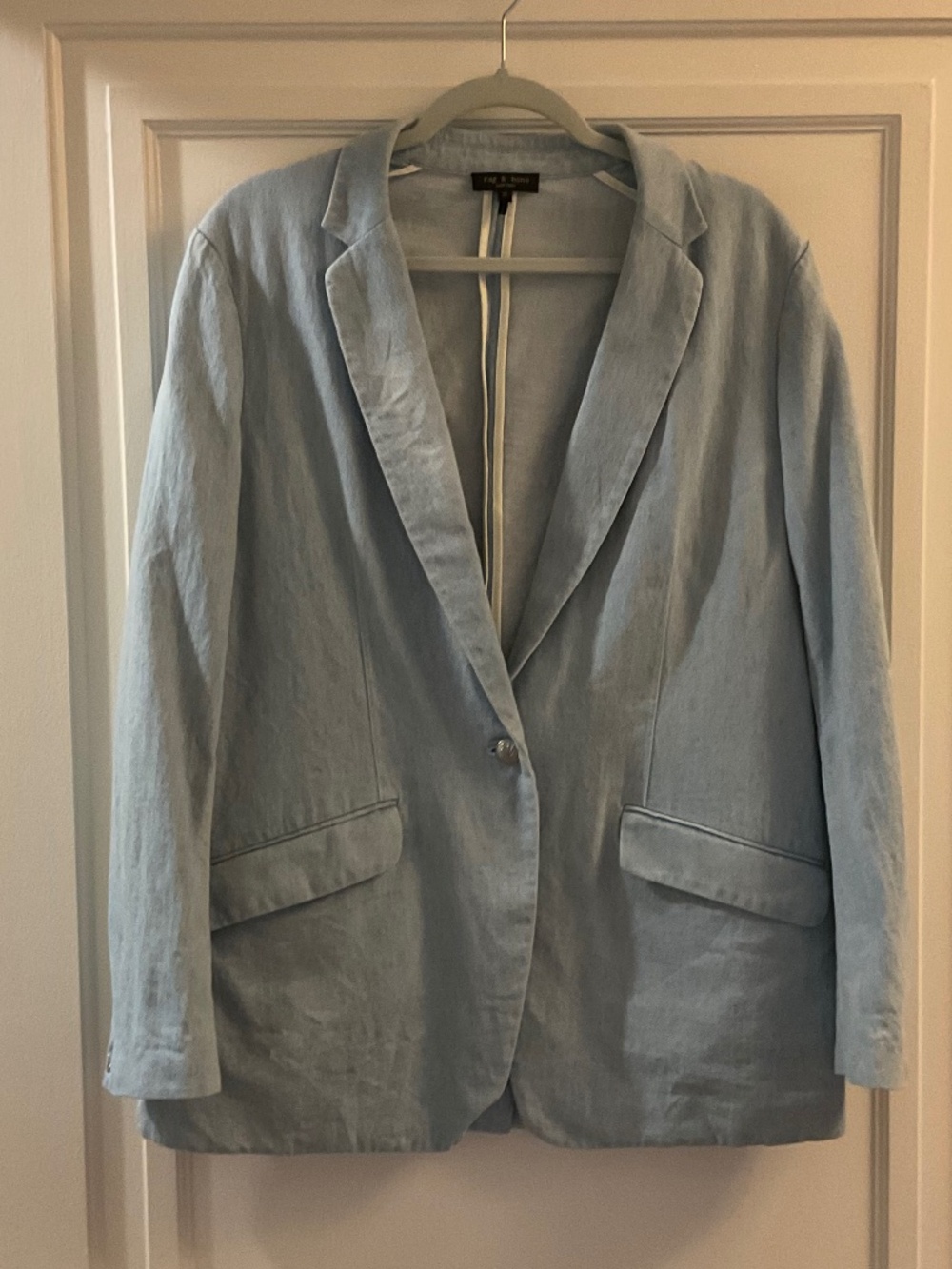 Rag & Bone denim blazer sz 12